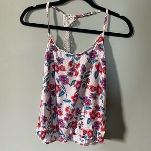 Hollister Floral Tank Top